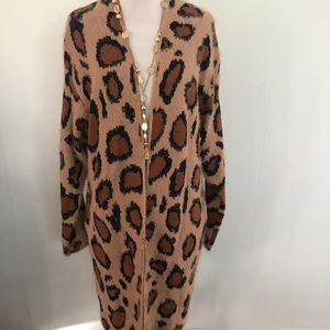Leopard Long Sweater